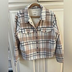 Lucky Brand fleece lined Shacket